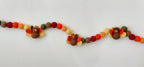 Turkey Felt Ball Garland: Handmade Thanksgiving Fall Decor