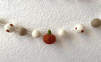 Fall Garland, Felt Fall Pumpkin Garland, Fall Halloween Thanksgiving Autumn Décor, Pumpkin Garland, Felt Ball Garland, Fall Mantle Decor