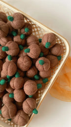Felt Pumpkins, Fall Decor, 100% Wool, Thanksgiving, Set of 3 or 6 or 9 or 12