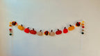 Handmade Felt Pumpkin Garland: Thanksgiving & Fall Decor