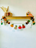 Handmade Felt Pumpkin Garland: Fall Autumn Leaf Decor